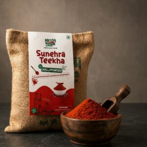 sunehra teekha -fresh chilli powder